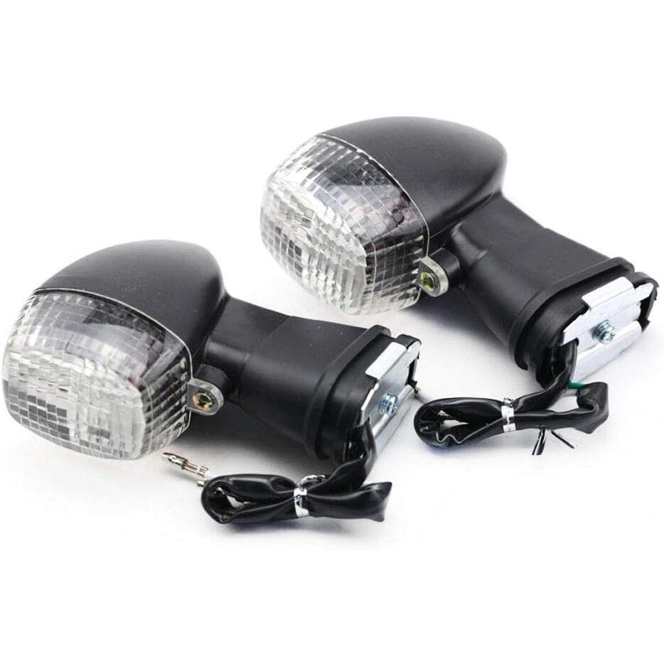 Luzes Indicadoras de Sinal de Direção Frontal Lâmpadas Halógenas Âmbar Para KAWASAKI NINJA 500R EX 500 ZX7RR ZX6R GPz110