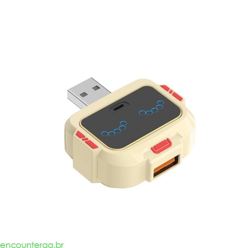 Encountera USB Switcher Ativação Voz Inglês 5V Dispositivo Compatibilidade Luz Velocidade Do Ventilador