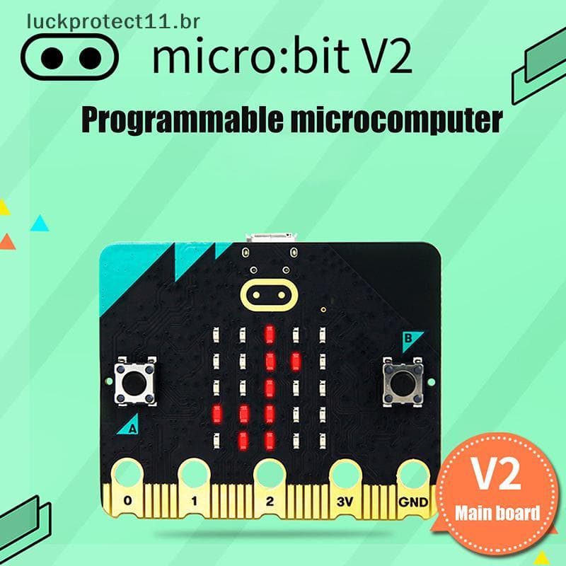 LTBR Micro:bit V2 Micro Bit Go Edition BBC Microbit Para Crianças Placa De Desenvolvimento DIY V2.0Board ~