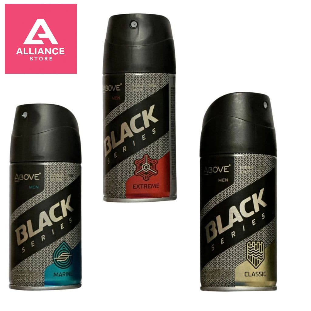 Kit Above Men Black Series Desodorante Aerosol Antitranspirante 100ml - 3 unidades