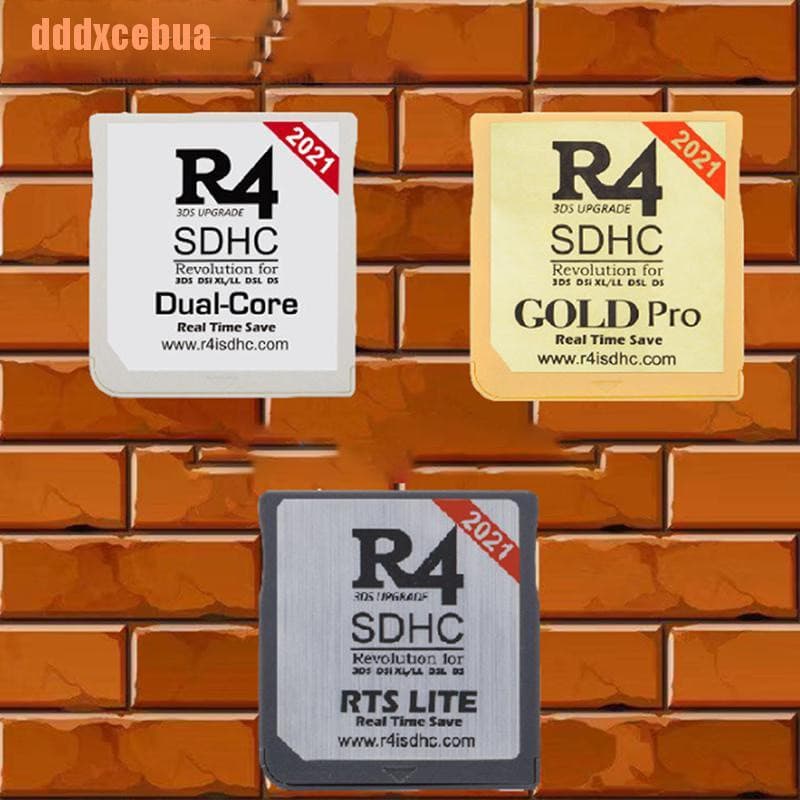 dddxcebua (~) SDHC De Ouro 2021 R4 Para DS/3DS/2DS/Revolution Cartucho Com Adaptador USB
