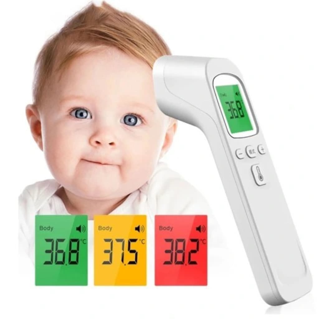 Termômetro Digital Infravermelho De Testa Sem Contato Médico LCD Febre Medição Do Bebê/Adulto TWC-01