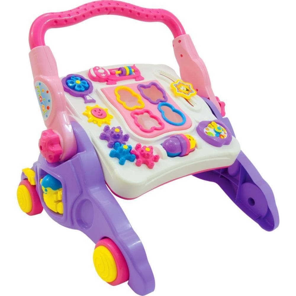 Andador 4 em 1 Menina C/SOM