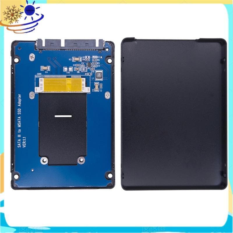 MSATA Para 3.0 SSD Gabinete Caixa De Alumínio Externa 2.5 " SATA3.0 Adaptador De 6 Gbps
