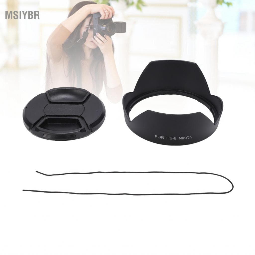 Msiybr Msiybr Walmeck Capa de lente de câmera com tampa de 77 mm anti fosca para kit AF 18 mm F/2.8D