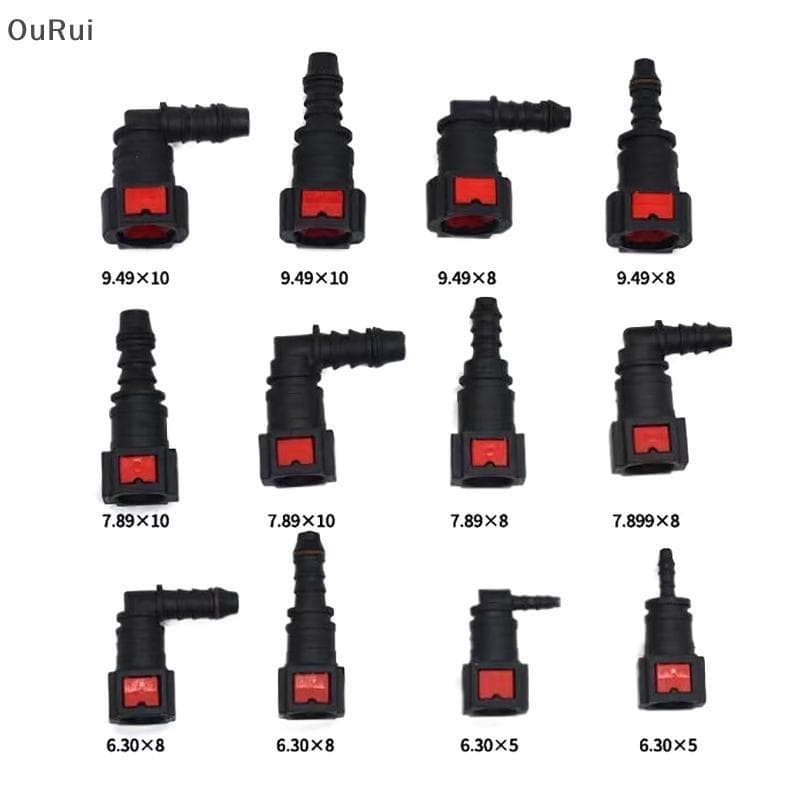 [B & C] 12 Unidades De Diâmetro Interno . 6.30/7.89/9.49MM Tubo De Combustível CRIN SCR Bomba De Ureia Qui Conectar Junt