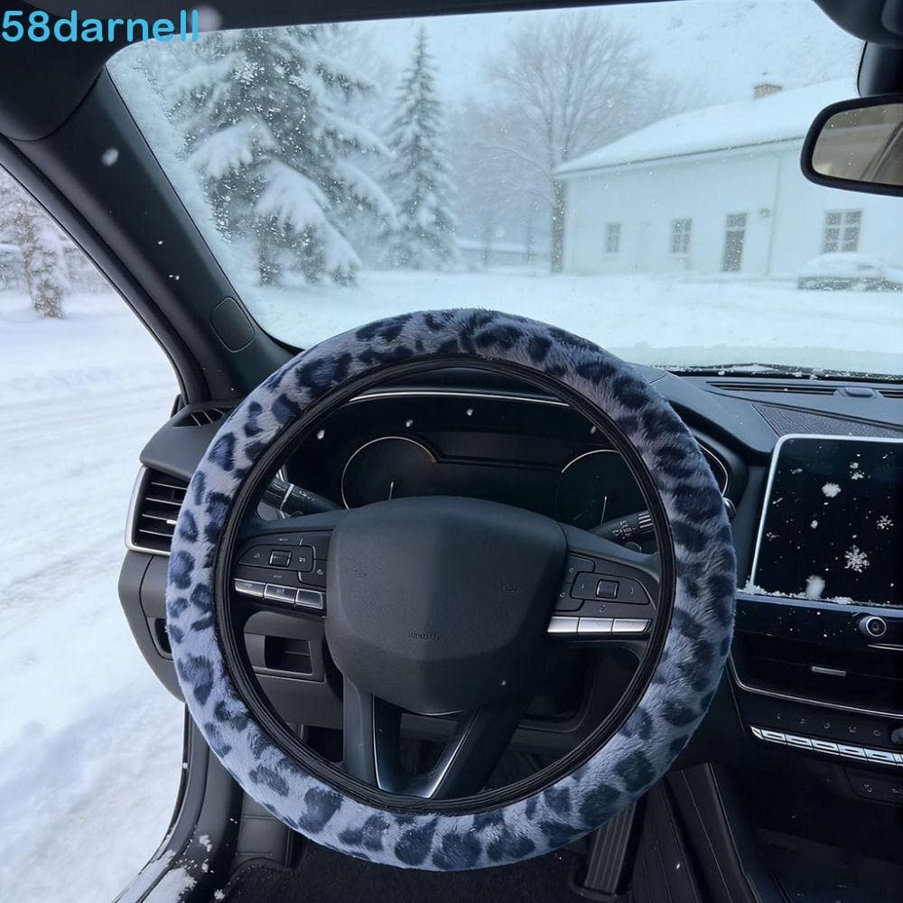 Capa De Volante DARNELL , De Pele Macia E Confortável De 38 Cm , Pelúcia De Inverno