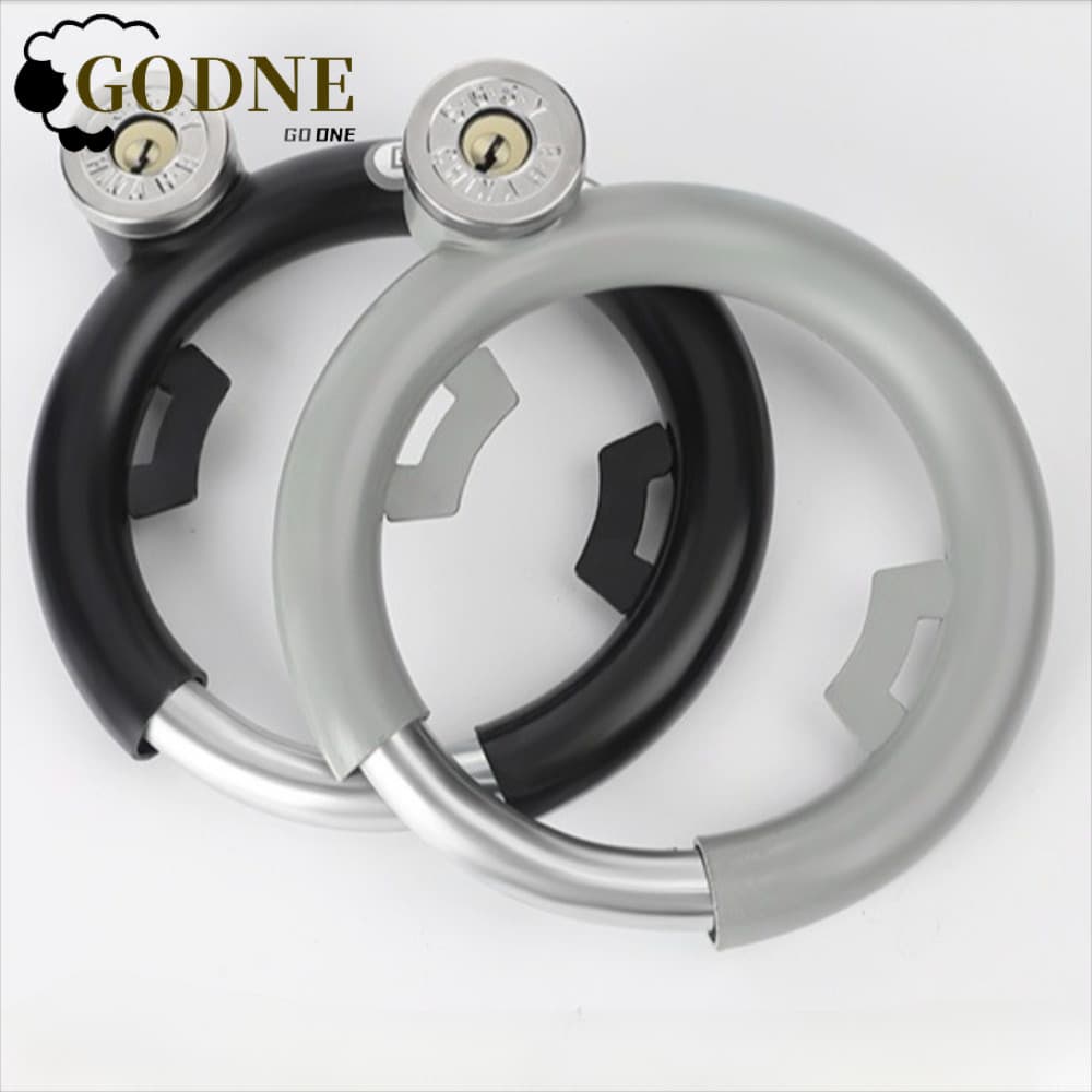 Fechadura Antifurto Para Ciclismo GODNESSFO , Aço Inoxidável Com Chaves , Trava Bicicleta Circular Resistente A Cortes