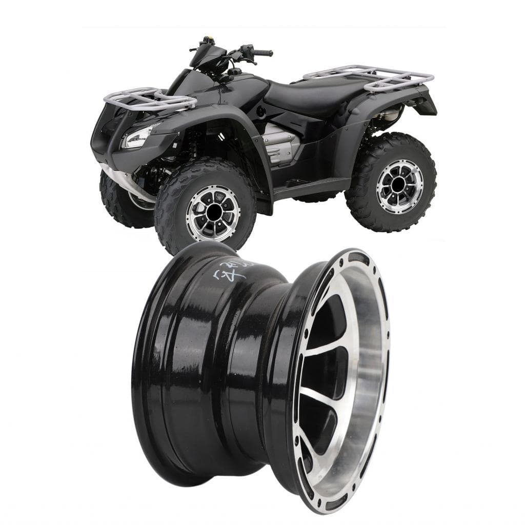 Roda ATV de 8 polegadas em liga de alumínio com visual esportivo para quadriciclo