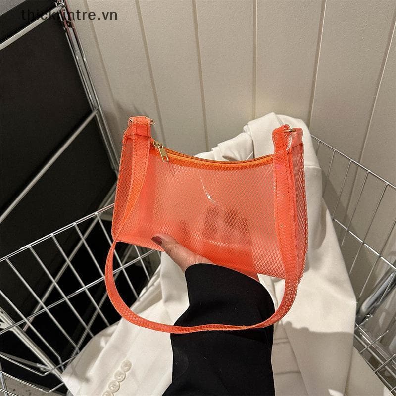 THI Bolsa Transparente Para Axilas Em PVC Mensageiro De Ombro À Prova D'água Eventos E Passeios Femininos VN
