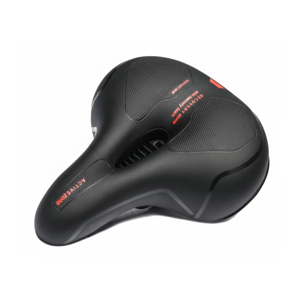 Banco Bike Selim Bicicleta Comfort Gel Tech Refletor Traseiro Largo