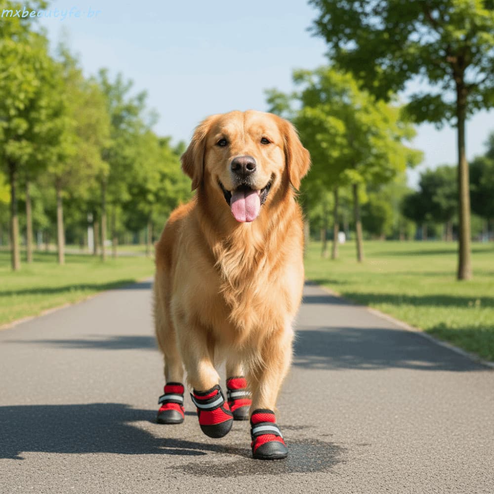 MXBEAUTYFE 4 Unidades/Conjunto Capa De Sapato Para Animais De Estimação , Sapatos De Malha Cães Com Sola Macia Antiderra