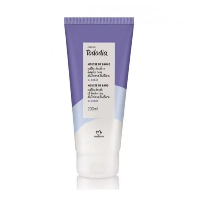 Mousse de Banho Tododia Algodão 200ml