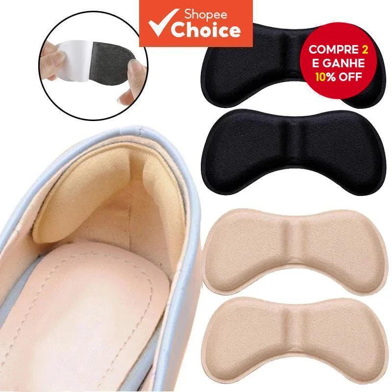 1 Par De Palmilhas De Calcanhar Para Alívio Da Dor – Almofadas Adesivas , Punhos De Forro Antidesgaste , De Suporte Conf