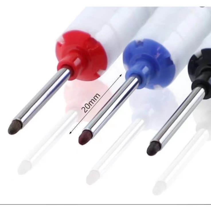 Kit de 1,2,3,4 6 Canetas Marcadoras Permanente Ponta Longa 20mm Para Madeira , Cerâmica E Construção