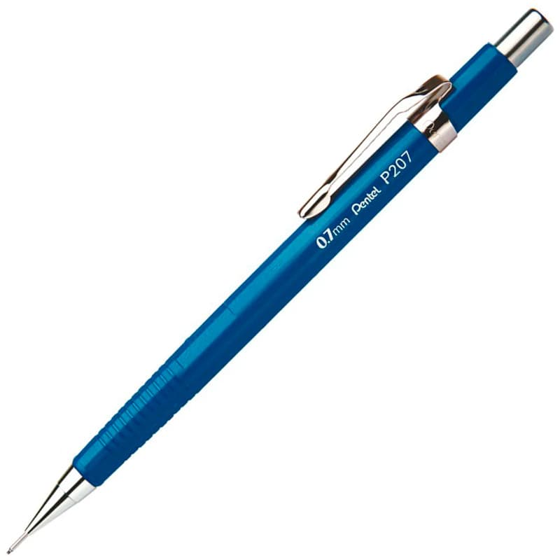 Lapiseira 0.7mm P207 Azul Pentel