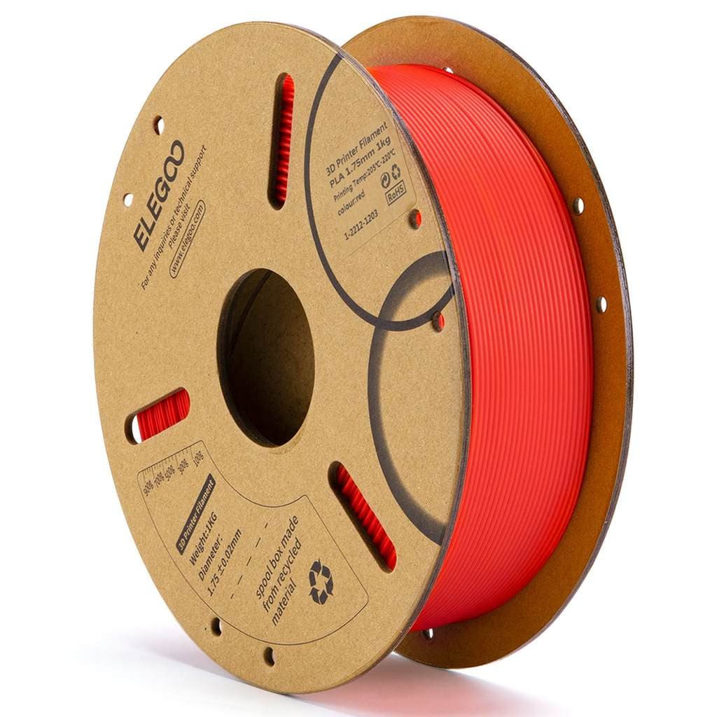Filamento Elegoo PLA 1.75mm 1Kg Vermelho