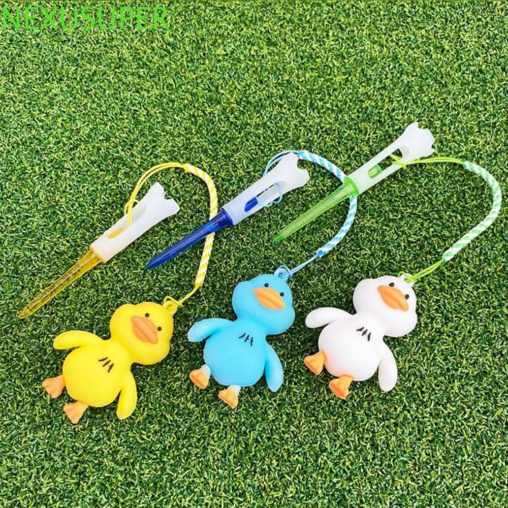 Camiseta De Borracha De Golfe De Desenho Animado NEXUSUPER , Pato De Plástico Reciclável Durável Em Formato De Novidade 