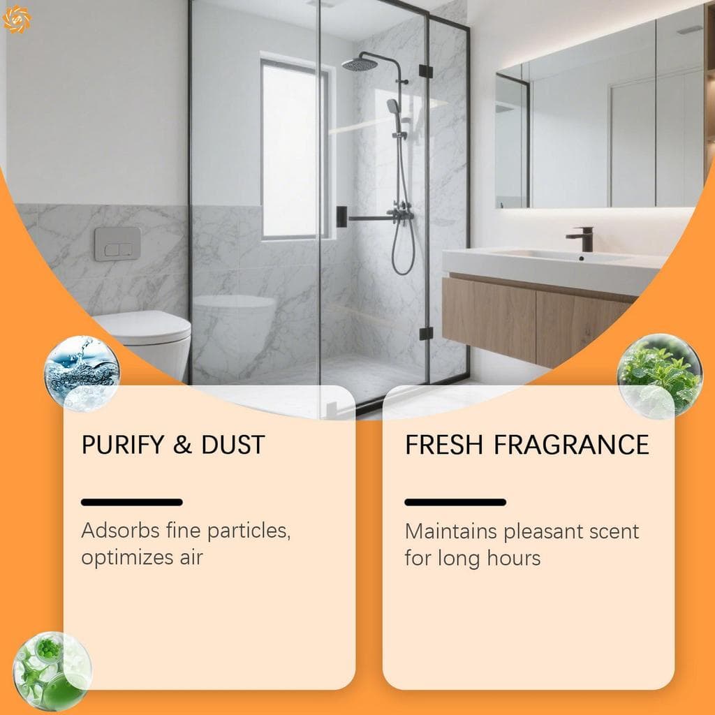 Caixa De Ambientador Para Casa E Carro Removedor De Odor De Fragrância Natural Com Tecnologia De Adsorção Porosa