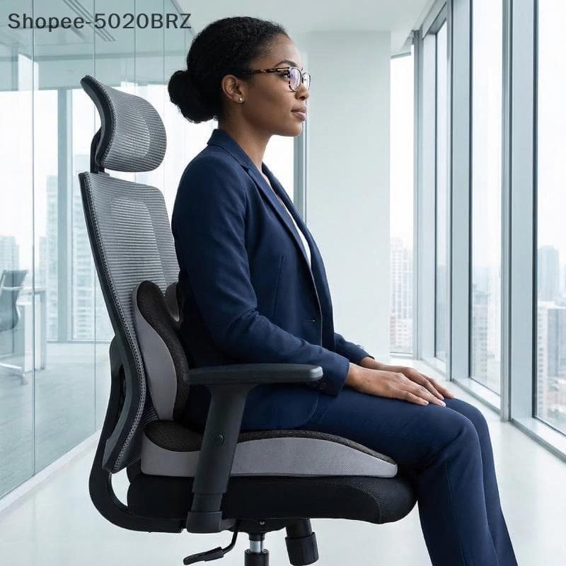 [THEBR] Almofada Ortopédica Antiderrapante De Espuma Viscoelástica Para Próstata Cóccix Ciática Alívio Da Dor Cadeira As