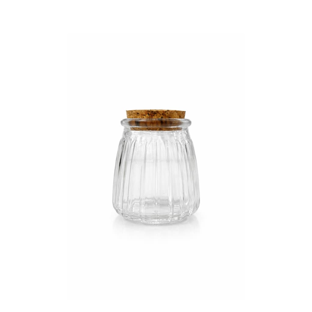 Kit 15 Potes de Vidro Sais Frisado 140ml para Condimentos