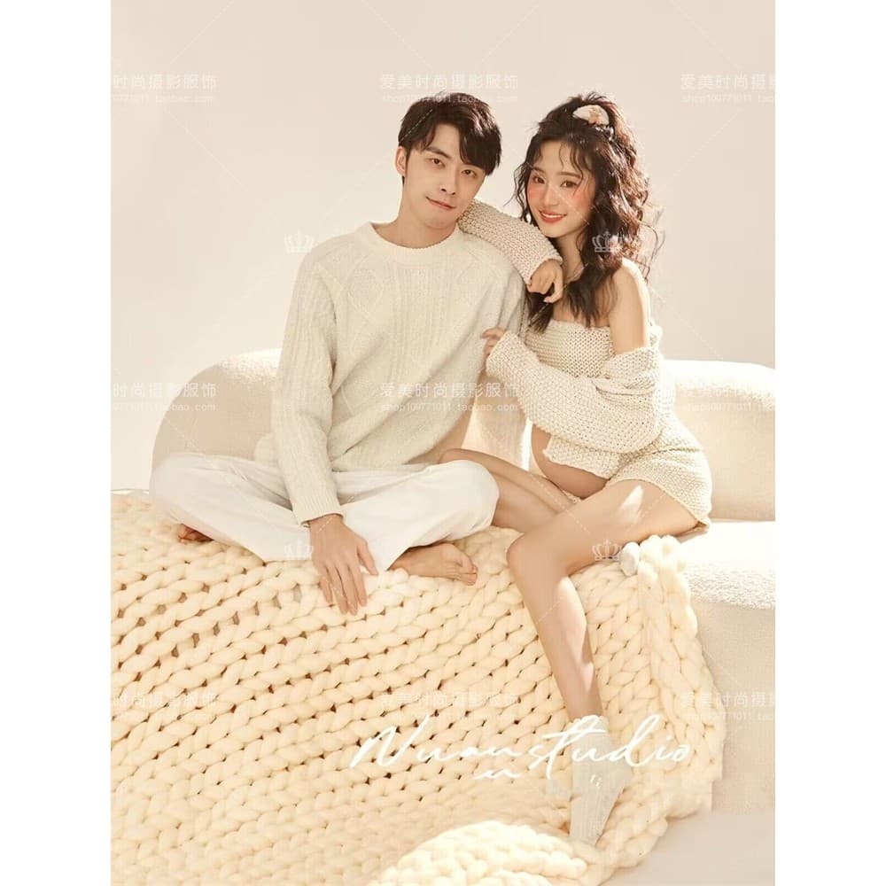 23 novo estilo estúdio fotográfico mulheres grávidas foto roupas foto casal mulheres grávidas foto linha grossa camisola