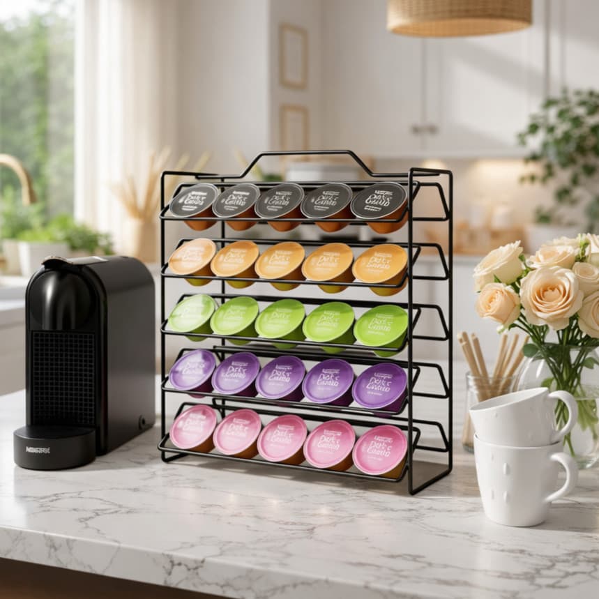 Porta Cápsulas de Café Dolce Gusto 32 40 50 unidades Organizador  Suporte Reforçado