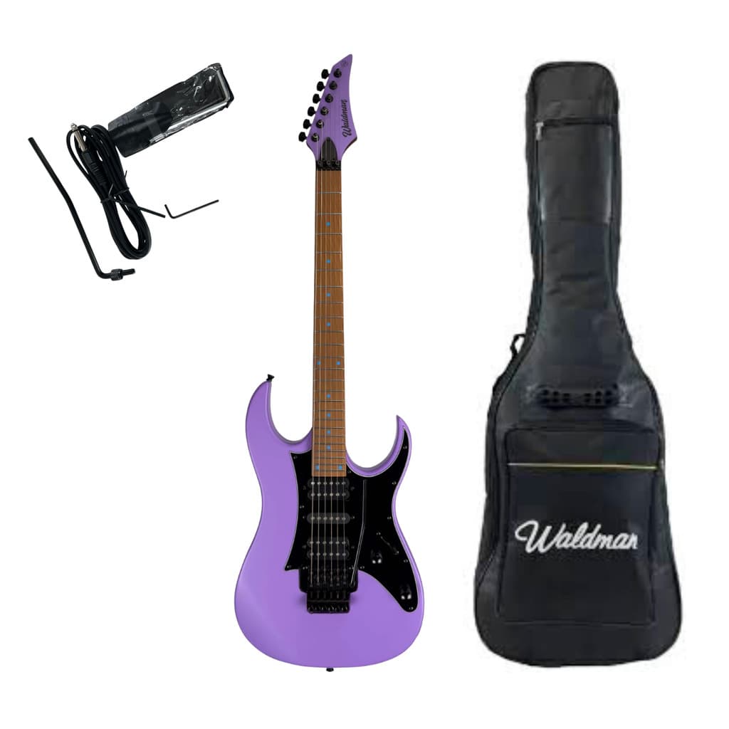 Guitarra Elétrica Waldman Super Strato - WIG-250 PP/B - Com Capa