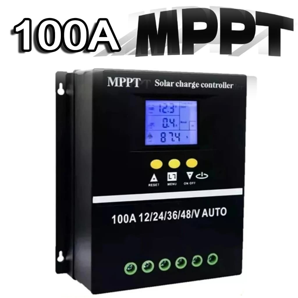 Controlador De Carga Solar MPPT 100A Regulador 12V/24V/36V/48v Controlador De Iluminação Pública