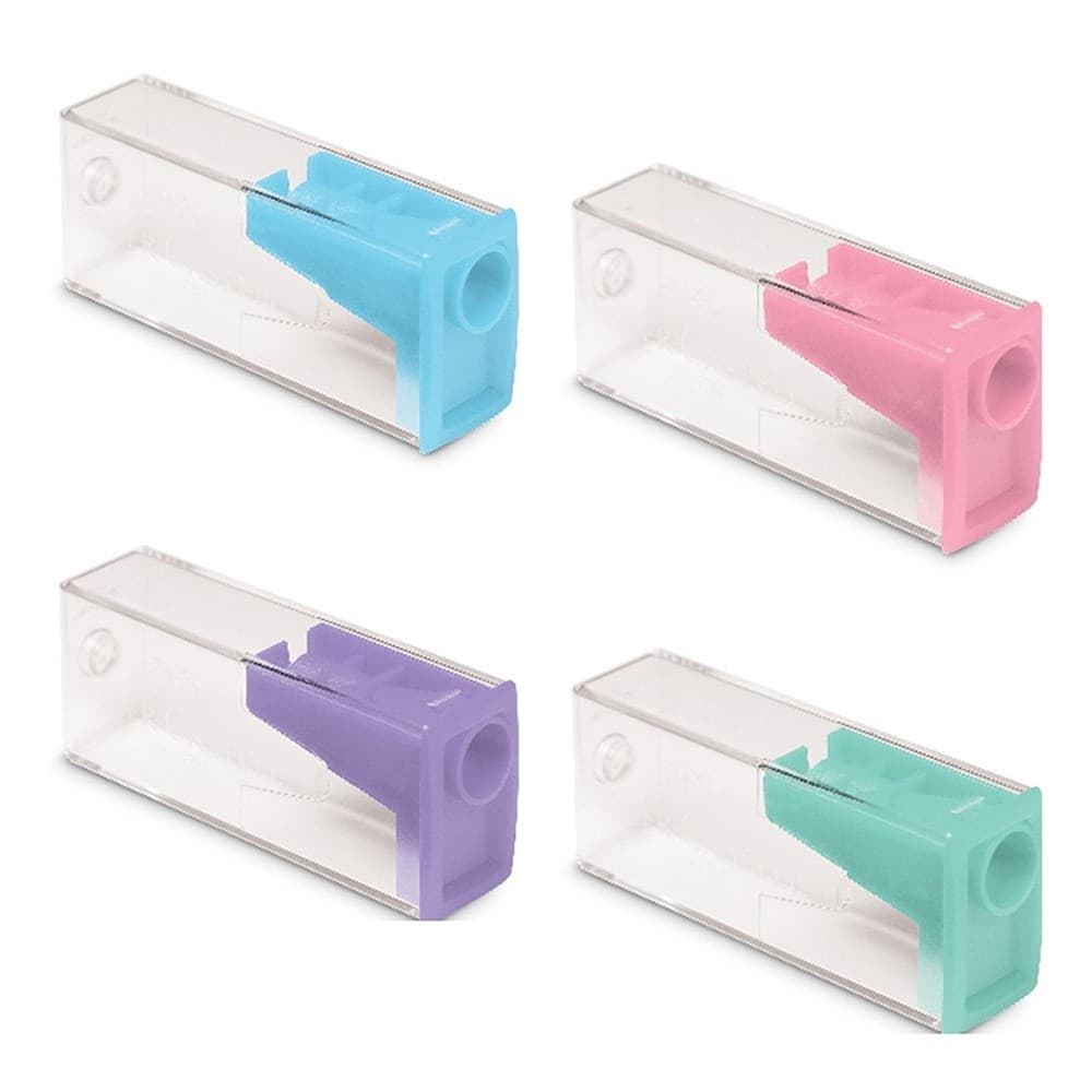 Apontador com Depósito Tons Pastéis- Faber-Castel