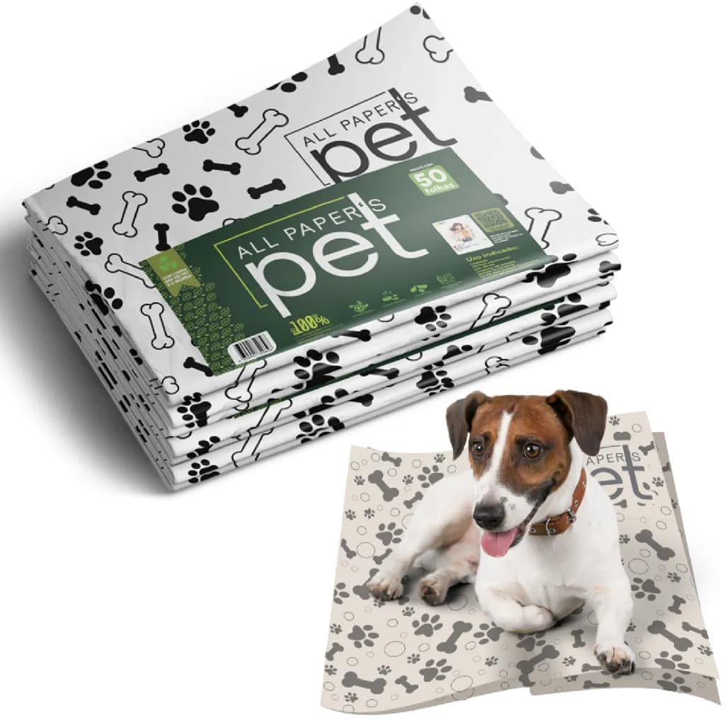 Jornal Pet Higiênico Para Pet Biodegradável 50 Folhas