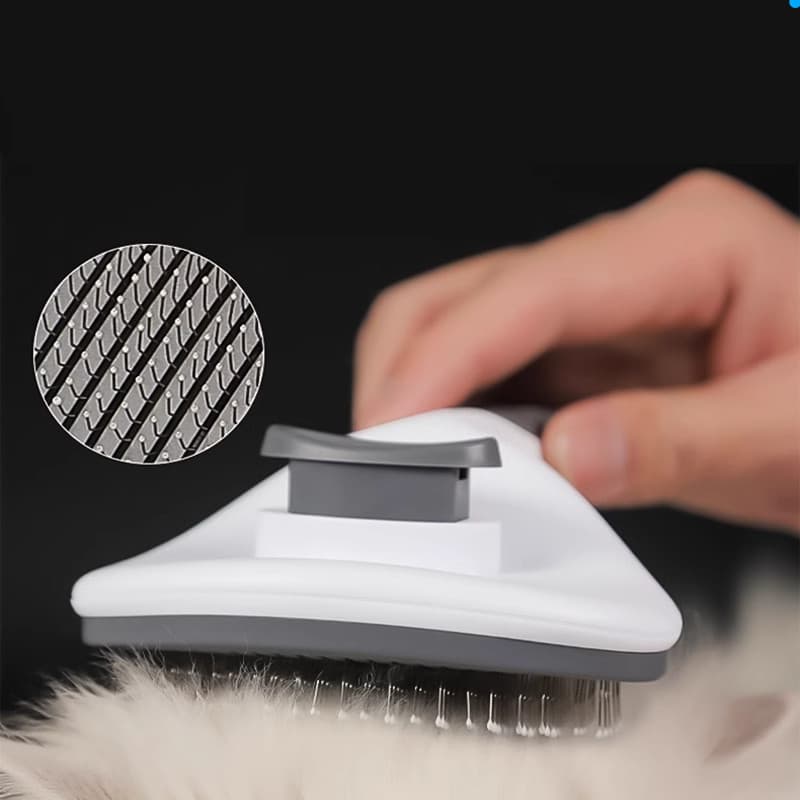 Removedor de Pelos Mortos para Cães e Gatos Pente Escova Pet Premium