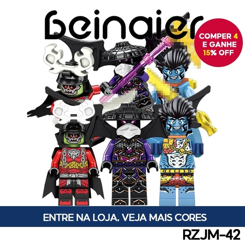 RZJM-42 Mini boneca, brinquedo de bloco de construção de boneca, presente de aniversário