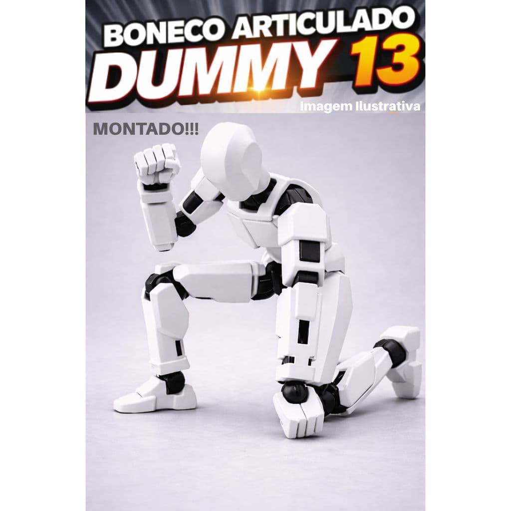 Boneco Dummy 13 Articulado DESMONTADO Presente Criativo para Crianças
