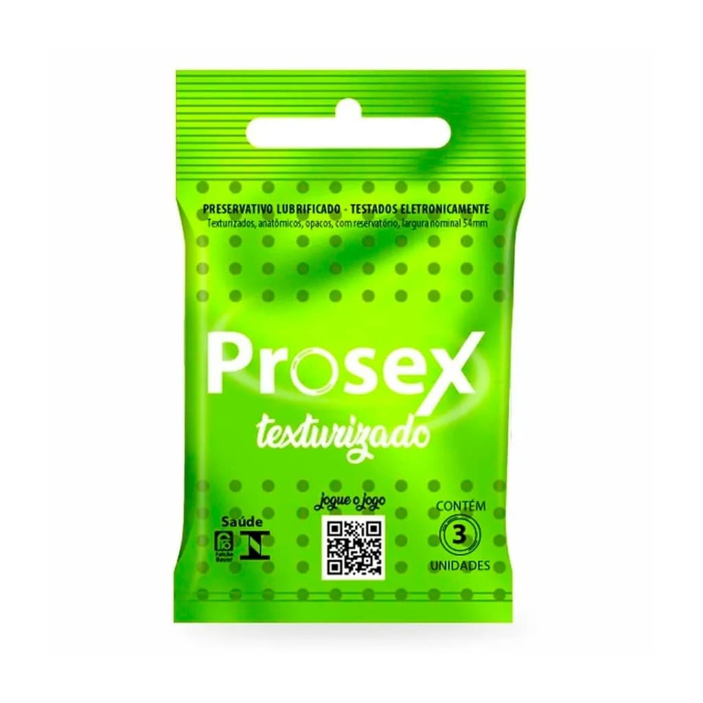 Preservativo Prosex Texturizado Premium 3 Unidades