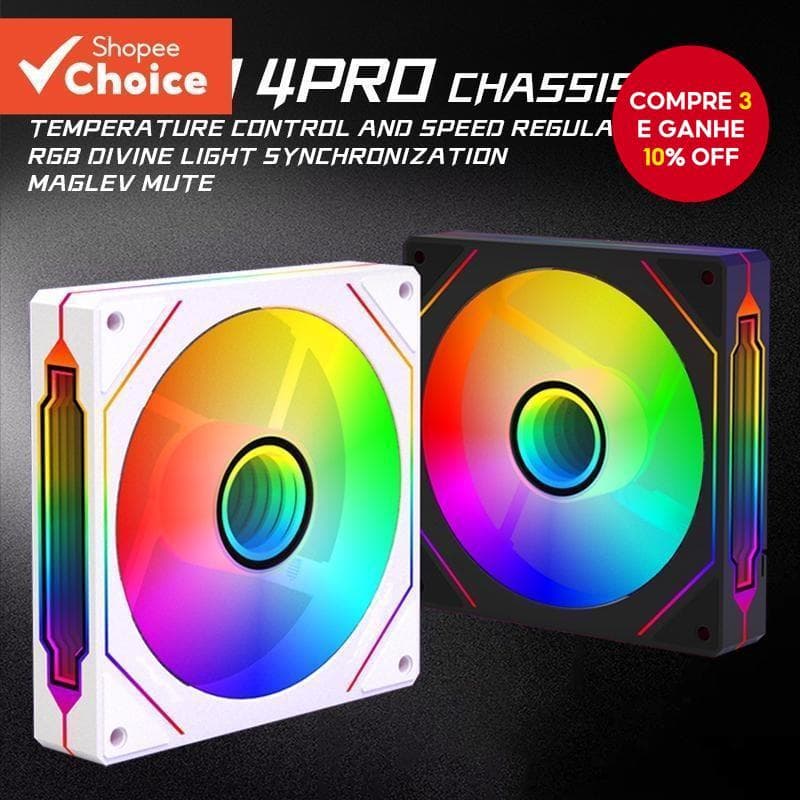 Argb Prisma 4pro Controlador De Ventilador Para Laptop , Capa PC , Dissipação De Calor Luminosa , 2a/4a Geração , Luz Co