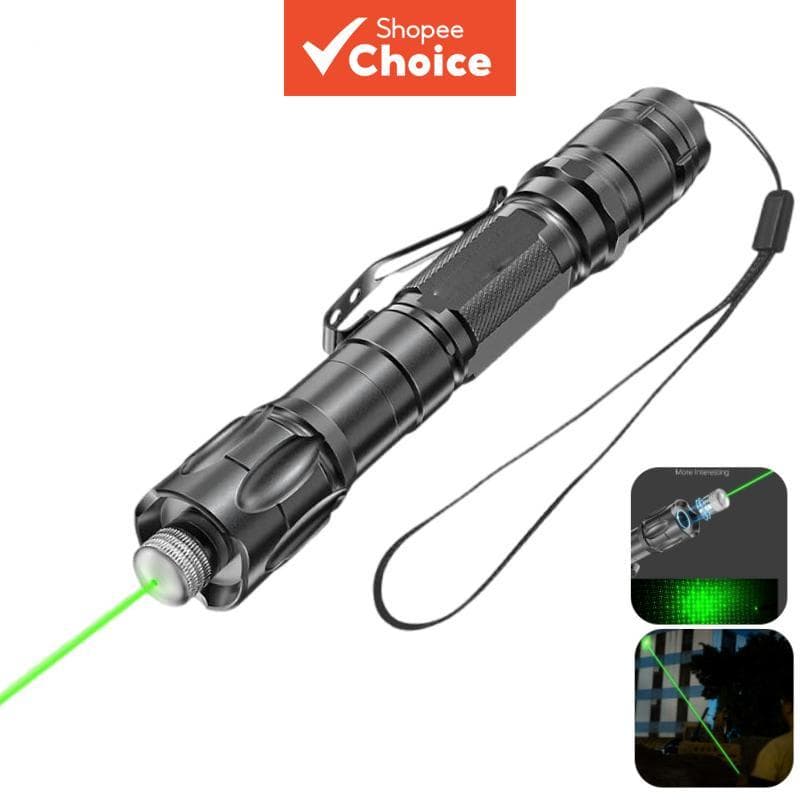  JG0715 Ponteiro Laser Verde portátil 2000m Caneta Laser recarregável USB para gatos, luz laser para brincar com gatos,