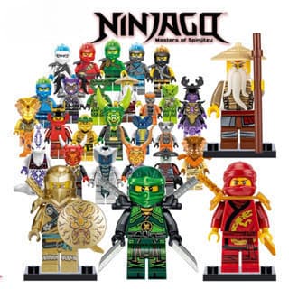 Blocos de construção montados para crianças aprendendo brinquedos