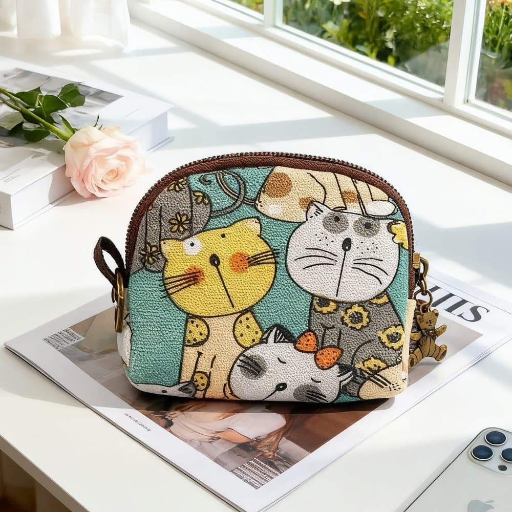 Boa venda caso chave bonito dos desenhos animados lona moeda bolsa moeda saco masculino caso de cartão moeda carteira sa