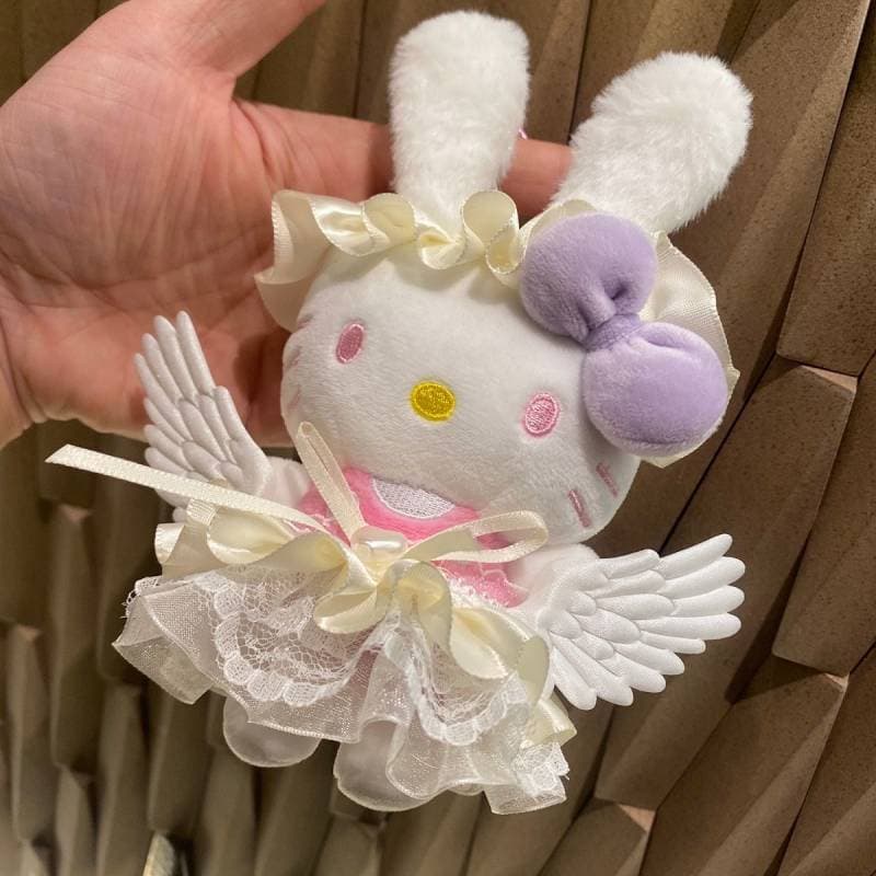 [New] Milk Pastry Angel Kitty Pendant XINGX Cute Package Pendant Key Chain Plush Pendant tUJ2