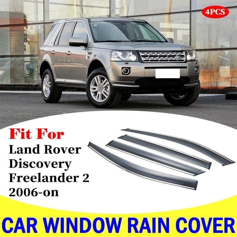Para Land Rover Freelander 2 Janela Viseira Do Carro Escudo De Chuva Defletores Toldo Guarnição Capa exterior Acessórios
