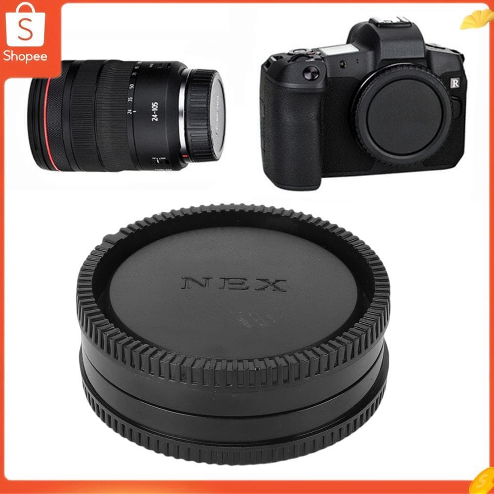Corpo da câmera e tampas da lente traseira adequadas para kit de tampa protetora de montagem NEX E