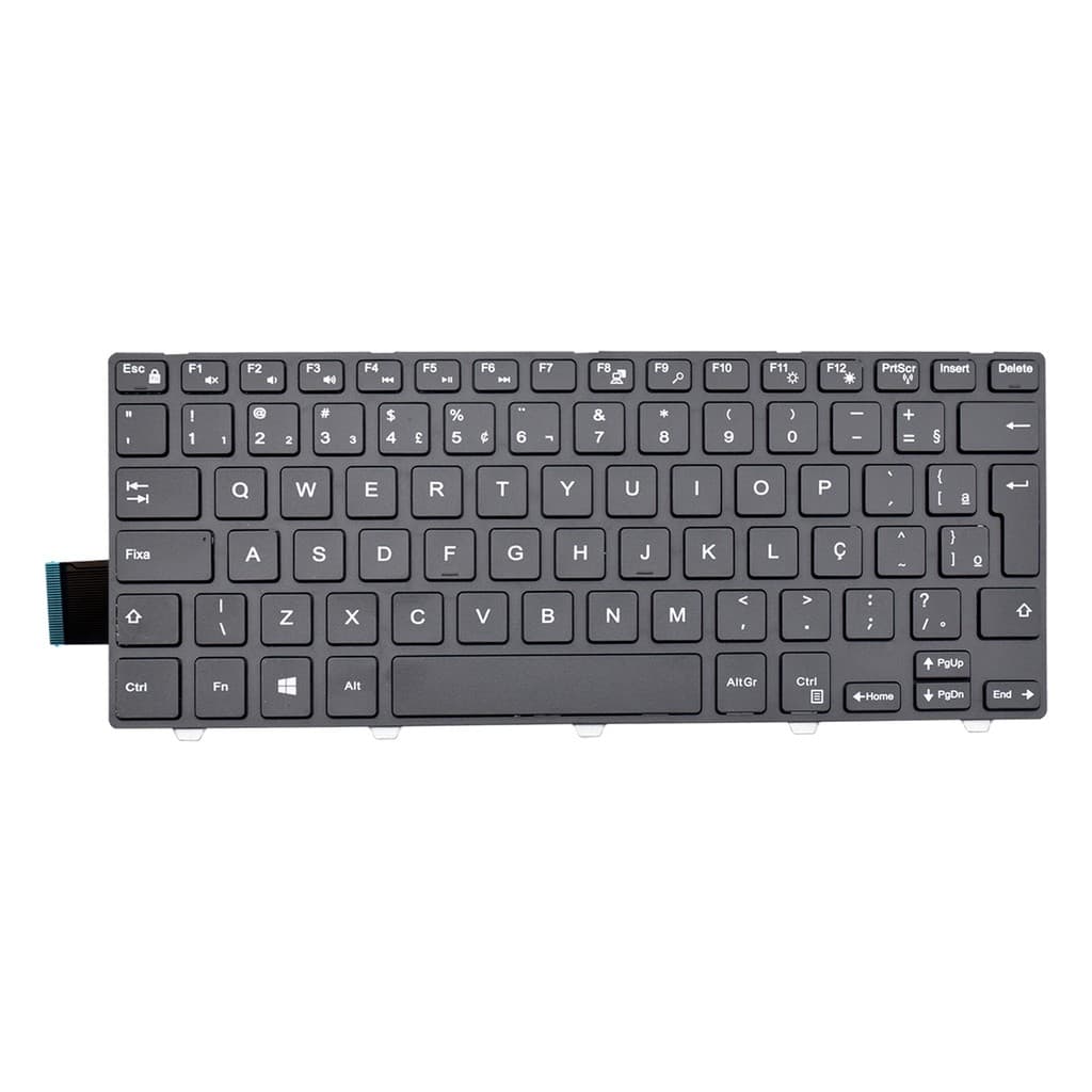Teclado para Notebook Dell Inspiron 14-3442 Sem Iluminação
