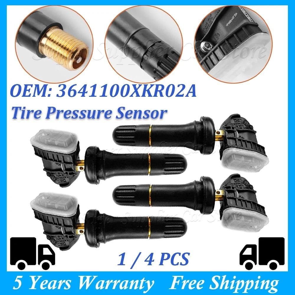 1/4 Pçs Novos Sensores De Monitoramento Pressão Dos Pneus TPMS 433MHZ Acessórios Para Great Wall Hover H6 HAVAL H9 F7 F7