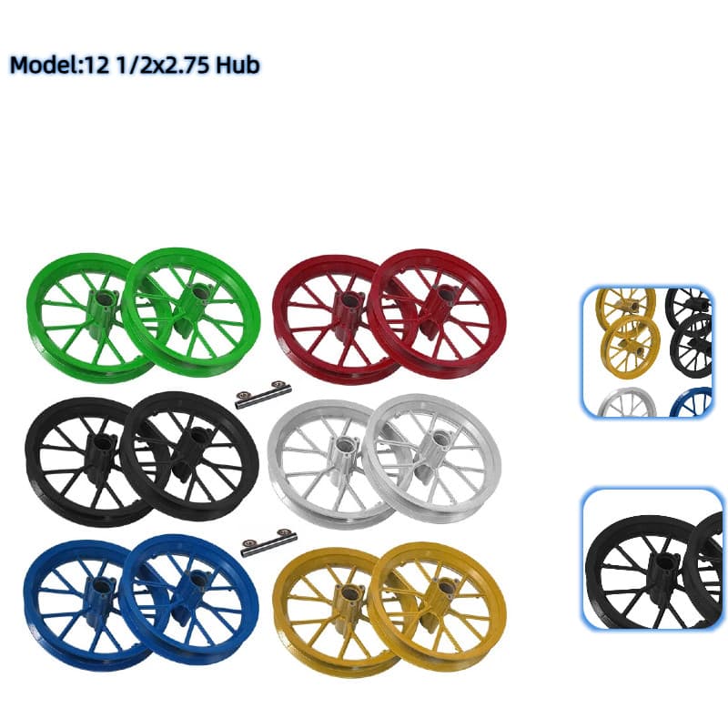 Aro Traseiro Dianteiro 12 1/2x2.75 Cubo De Roda Uso Pneu Para Dirt Bike MX350 MX400 43CC 47CC 49CC Mini Moto E-Scooter