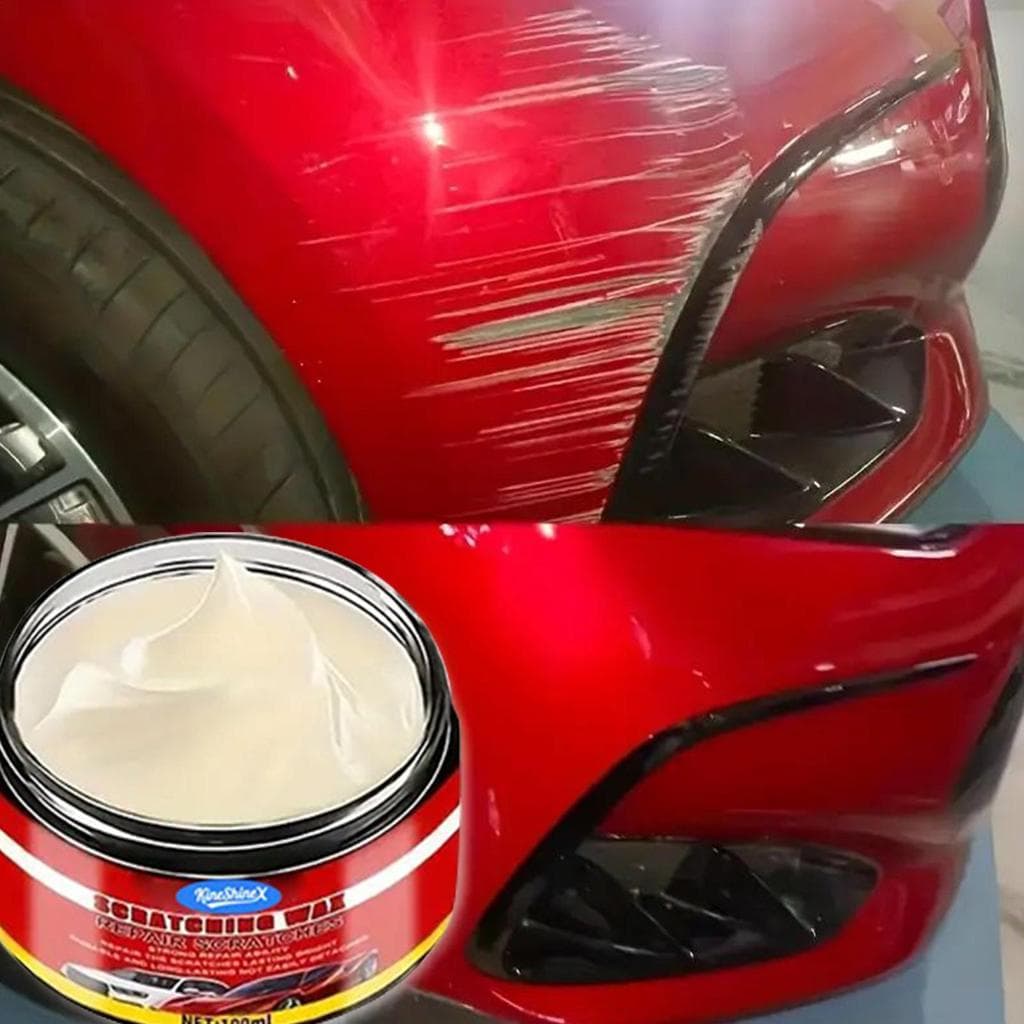 Removedor De Arranhões De Carro Polonês 100ml Cera De Reparo De Pintura Restaurador De Revestimento De Longa Duração Com