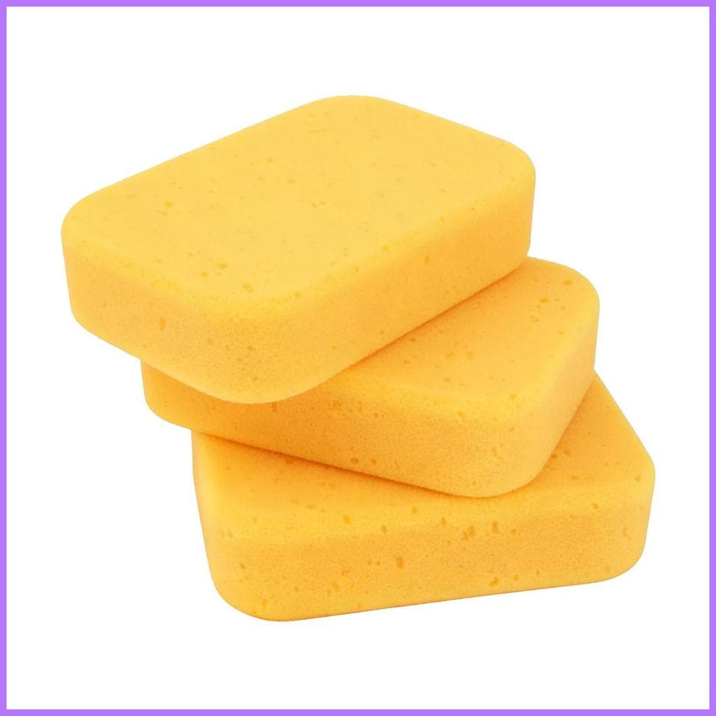 Esponja De Lavagem De Carro , 3 Peças , Extra Grossa , Grande , De Alta Densidade , Sem Arranhões , Limpeza , Para Autom