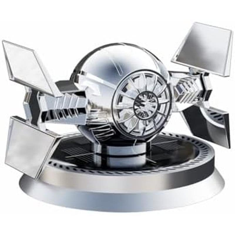 Difusor de Aromaterapia Rotativo a Energia Solar em Liga de Alumínio para Carro, Fragrância de Longa Duração, Acessório 