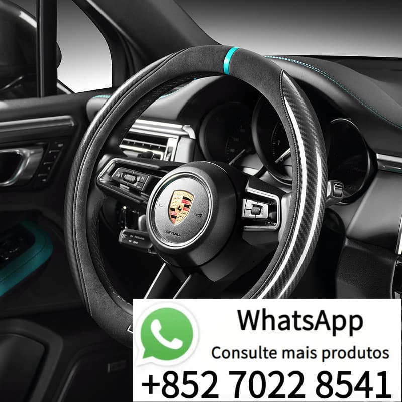 Capa de volante de carro em fibra de carbono ultra-fina, universal para todas as estações, de alta qualidade TGER