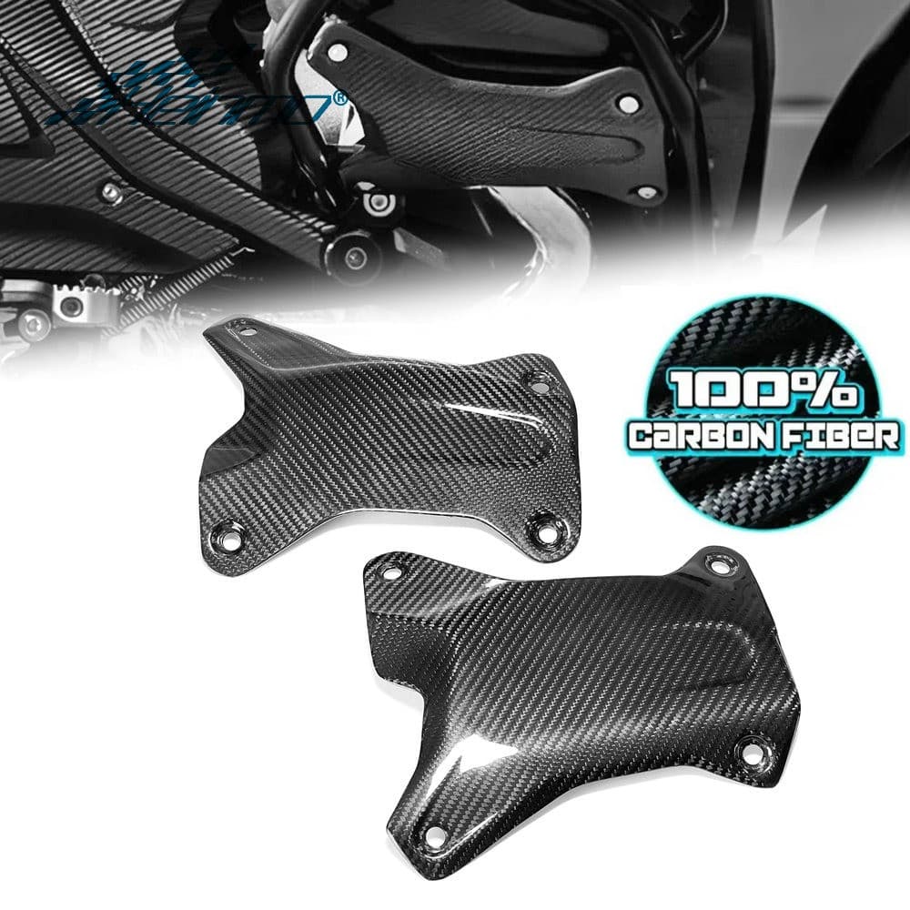 Para BMW R1300 GS ADV Motocicleta Crash Bar Capa Guarda Placa 3K Fibra De Carbono